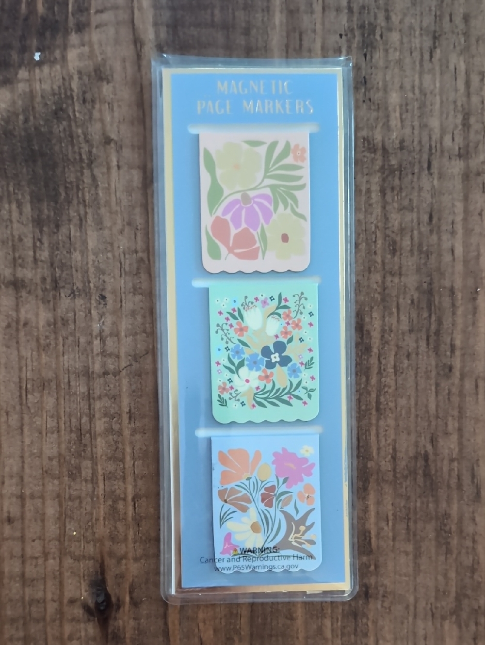 Floral Magnetic Page Markers - Pastel Floral Set